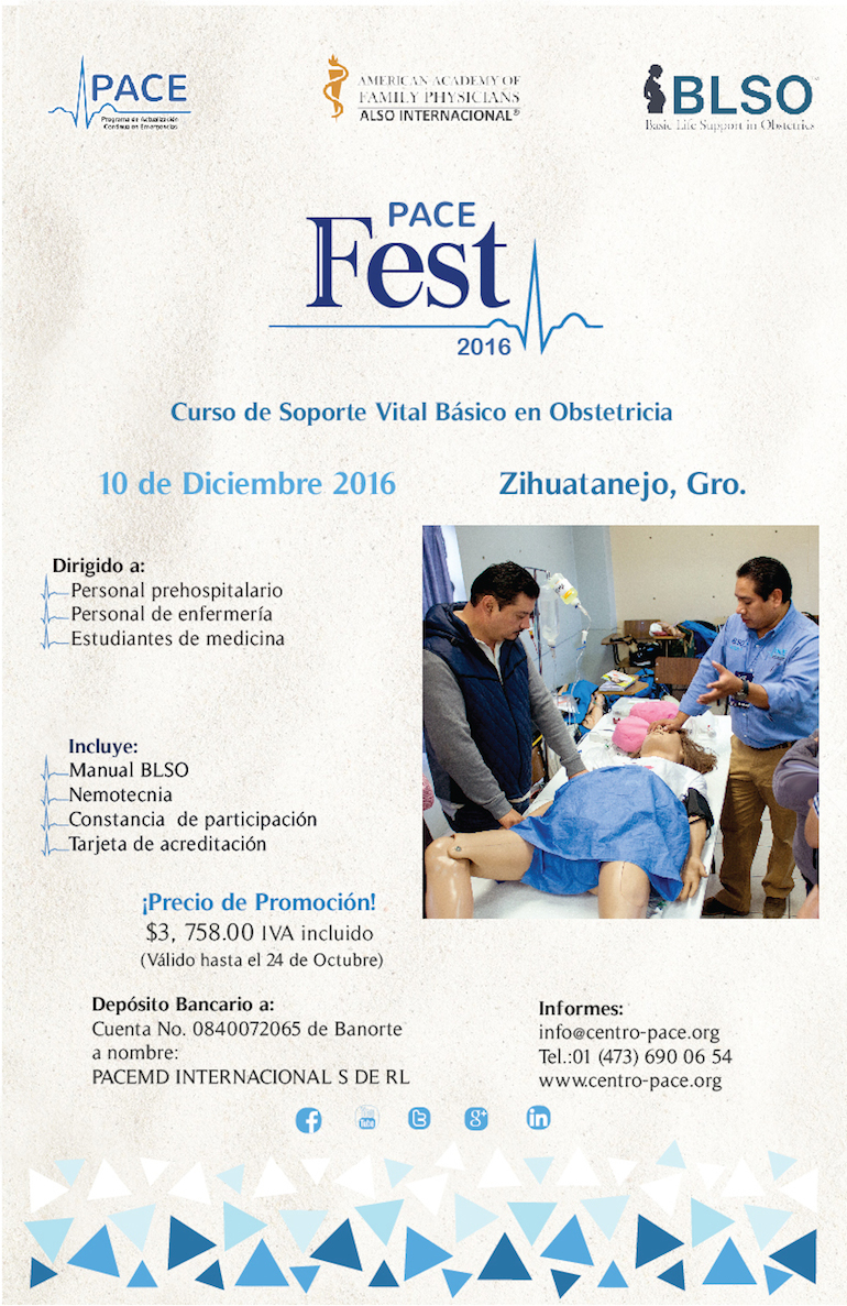 Cartel BLSO PACEFEST 2016